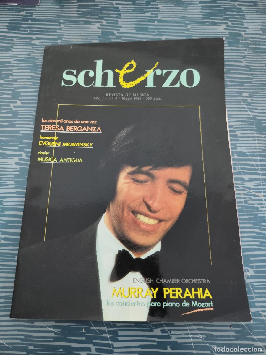 Collezionismo di Riviste e Giornali: SCHERZO, REVISTA DE M&Uacute;SICA,A&Ntilde;O I,NUM.4,MAYO 1986,82 P&Aacute;G.,VER SUMARIO.