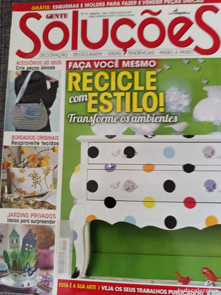 Coleccionismo de revistas y peri&oacute;dicos: SOLUCOES Gente. Recicle com Estilo. N&deg; 4 DECORACI&Oacute;N