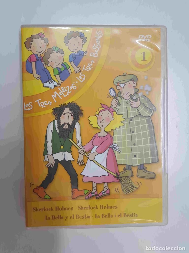 Coleccionismo de Revistas y Peri&oacute;dicos: DVD: Las tres mellizas, les tres bessones num 1 - Sherlock Holmes, La Bella i la Bestia - NULL
