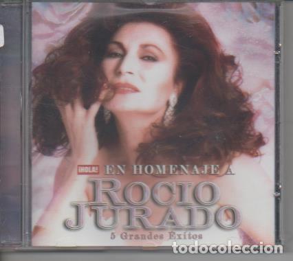 Coleccionismo de Revistas y Peri&oacute;dicos: CD E00241: Cd M&uacute;sica. En Homenaje a Rocio Jurado, 5 grandes Exitos Hola! - Rocio Jurado