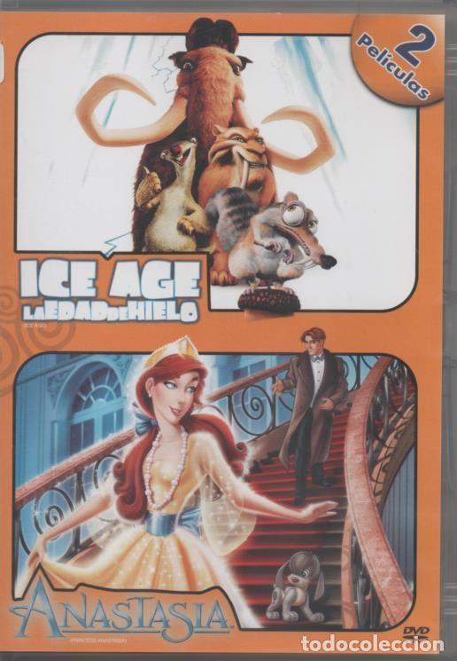 Sammeln von Zeitschriften und Zeitungen: DVD E00290: DVD 2 Pe&iacute;culas. Ice Age (La Edad de Hielo). Anastasia - Chris Wedge, Don Bluth