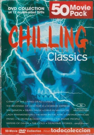 Collezionismo di Riviste e Giornali: 12 DVD pack: Chilling Classics 50 movie pack (INGL&Eacute;S) - Varios