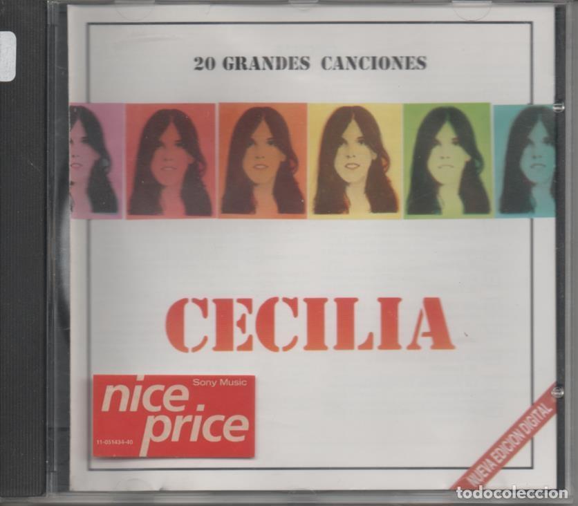 Collectionnisme de Revues et Journaux: CD E00054: Cd M&uacute;sica. Cecilia 20 Grandes Canciones - Cecilia