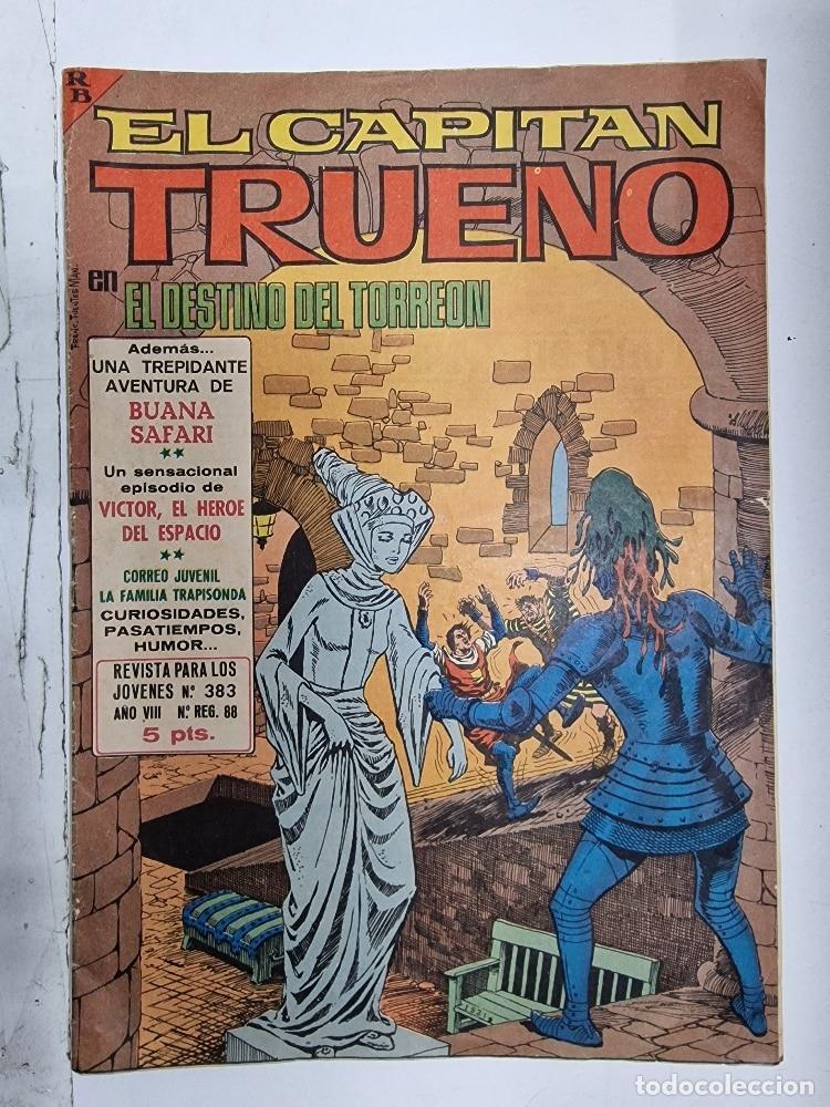 Sammeln von Zeitschriften und Zeitungen: El Capitan Trueno Extra num 383, en El destino del Torreon (15 de mayo de 1967) - Victor Mora