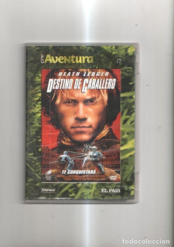 Coleccionismo de Revistas y Peri&oacute;dicos: Pelicula en DVD: Destino de Caballero. Interpretada por Heath Ledger - NULL