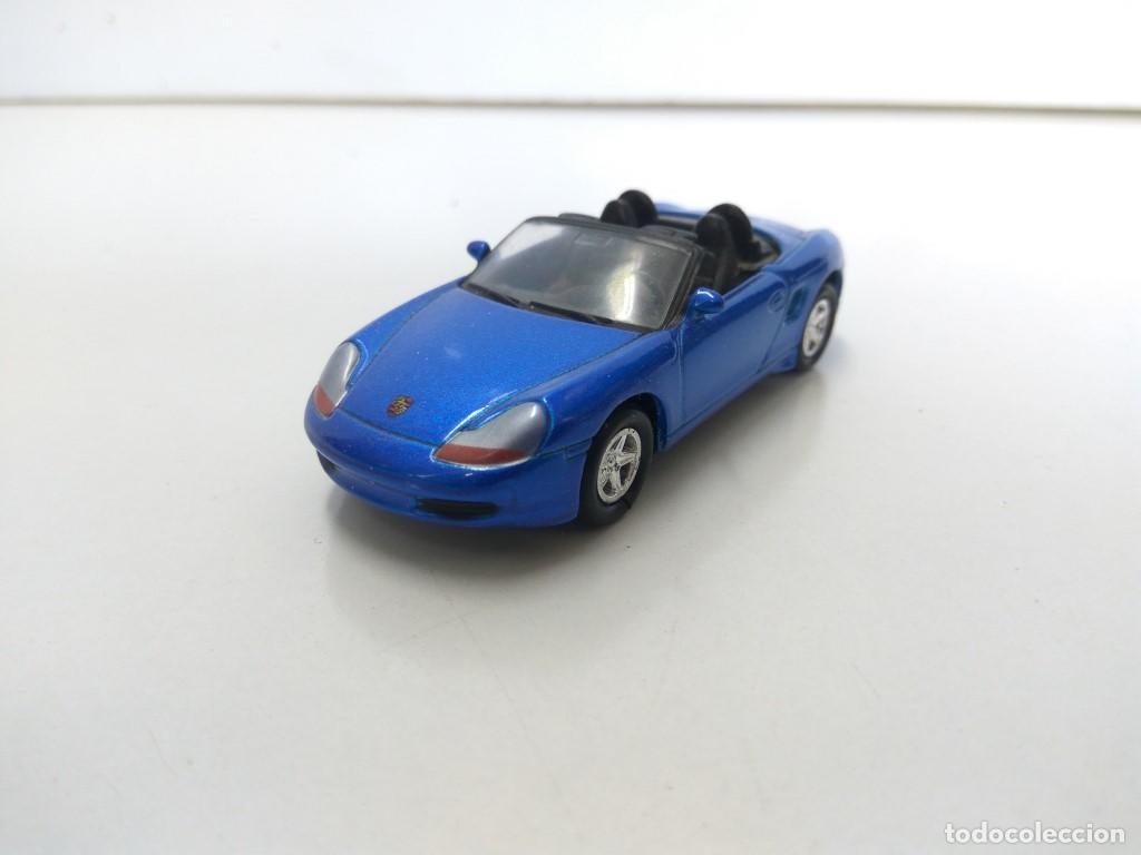 Coleccionismo de Revistas y Peri&oacute;dicos: Coche Escala/Diecast: PORSCHE BOXSTER, Azul - 7,5cm (WELLY) - WELLY