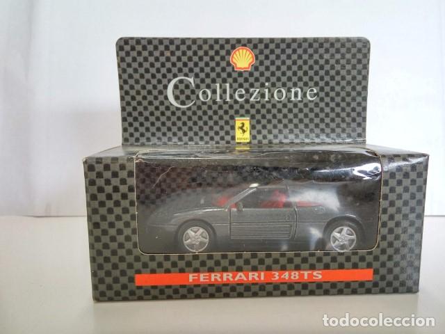 Coleccionismo de Revistas y Peri&oacute;dicos: Coche Escala/Scale Diecast Car: FERRARI 348 TS, Gris Oscuro - Ferrari Collezione SHELL - Maisto