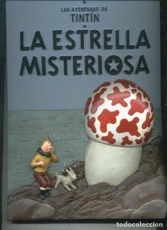 Sammeln von Zeitschriften und Zeitungen: Tintin la estrella misteriosa, album de resina - Varios