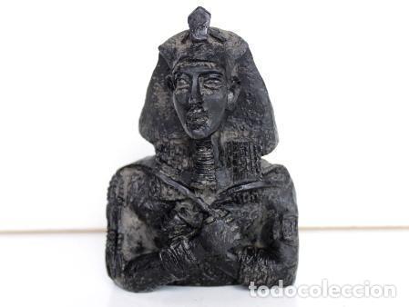 Sammeln von Zeitschriften und Zeitungen: Figura Egipcia: BUSTO TUTANKHAMON, Manos Cruzadas (7cm alto) - VARIOS
