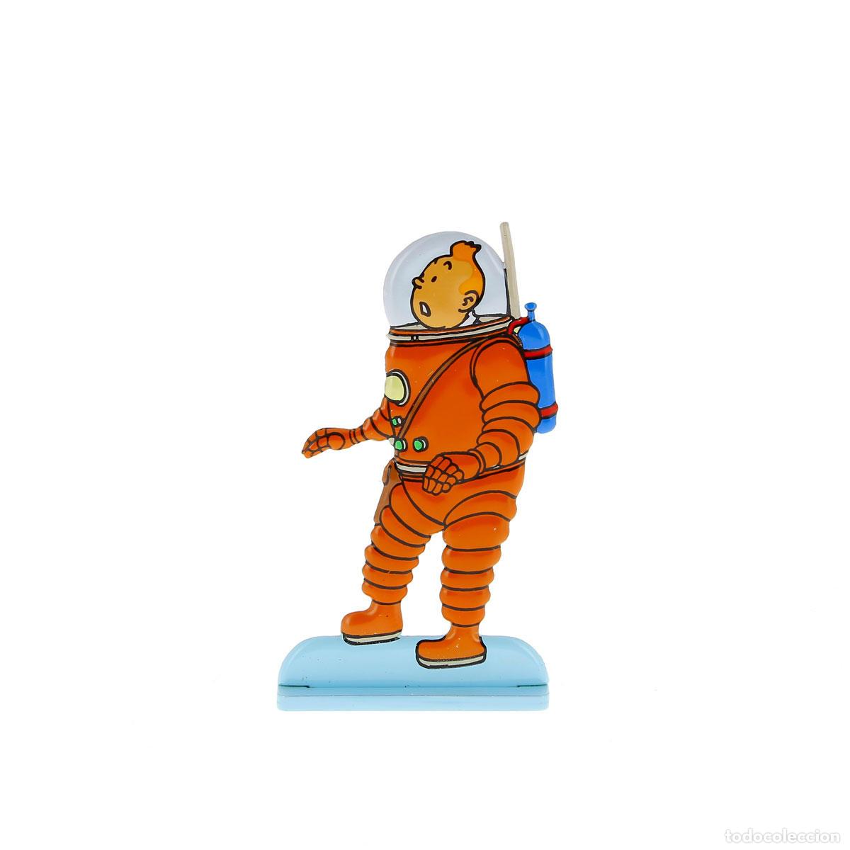Sammeln von Zeitschriften und Zeitungen: Silueta metalica Tintin en 'aterrizaje en la Luna' (ref. #29208) - Varios