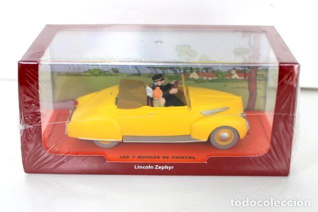 Coleccionismo de revistas y peri&oacute;dicos: Figura/Figurine Tintin: LINCOLN ZEPHYR de Las 7 Bolas de Cristal (MOULINSART) - Herge