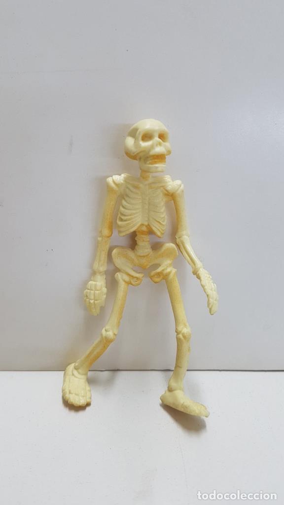 Collectionnisme de Revues et Journaux: Figura PVC: de un esqueleto. Dimensiones: 9.5 cm de altura - NULL