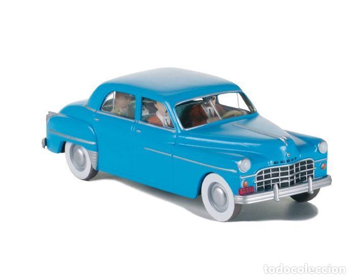 Collectionnisme de Revues et Journaux: TINTIN: Figura/Figurine Tintin: La Dodge d'Objetif Lune: Dodge coronet 1949 - Herge