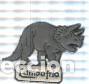 Collectionnisme de Revues et Journaux: Pin: Campofrio, Triceratops de color gris