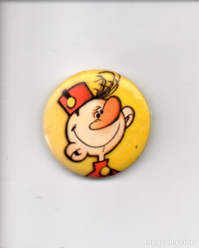 Collectionnisme de Revues et Journaux: V49165: Chapa con imperdible de solapa El Botones Sacarino de Iba&ntilde;ez - NULL