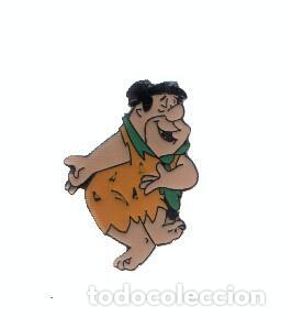 Coleccionismo de Revistas y Peri&oacute;dicos: PINS: LOS PICAPIEDRA / The Flinstones : Pedro Picapiedra inclinado - Fred Flinstone bending down - V