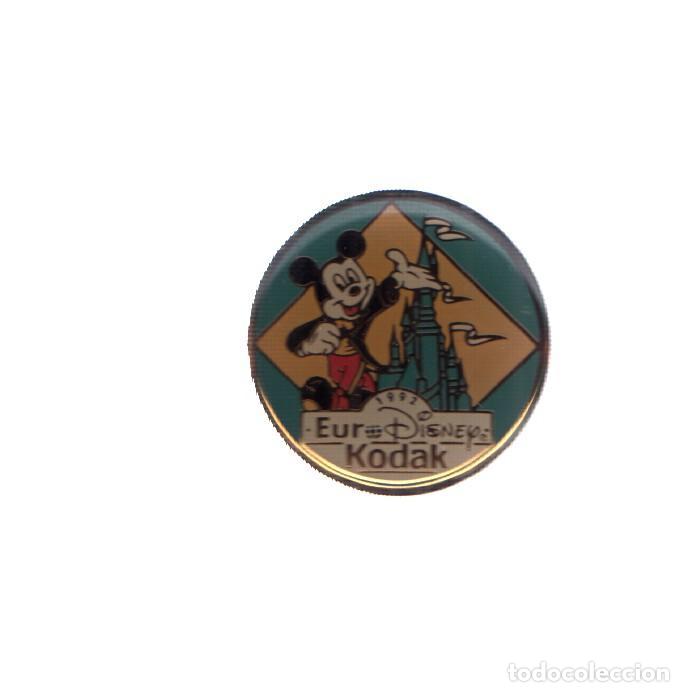 Sammeln von Zeitschriften und Zeitungen: PIN: EURO DISNEY - KODAK 1992, Mickey Mouse and Castle