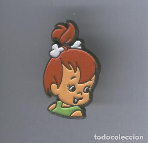 Coleccionismo de Revistas y Peri&oacute;dicos: Pins metal: Pebbles de la familia Picapiedra - Varios