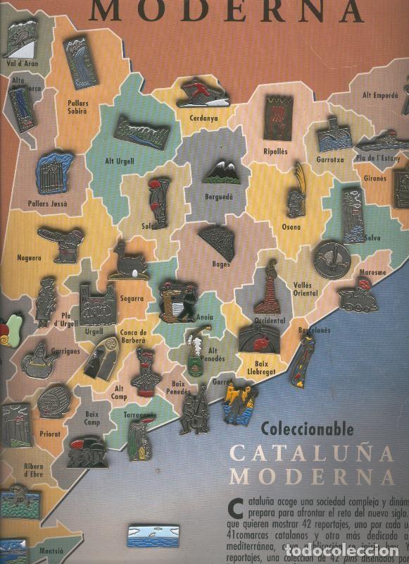 Collectionnisme de Revues et Journaux: Catalu&ntilde;a Moderna: Juego de Pins - Varios
