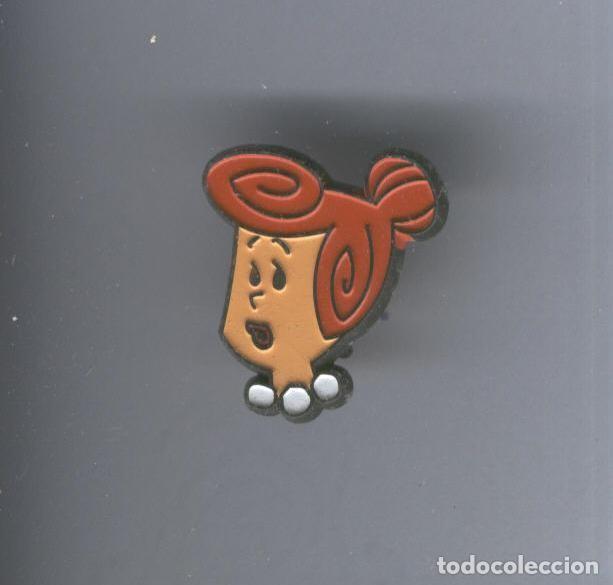 Coleccionismo de Revistas y Peri&oacute;dicos: Pins metal: Bilma de la familia Picapiedra - Varios