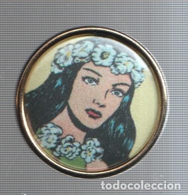 Colecionismo de Revistas e Jornais: Pins: serie Purk el hombre de piedra: Suri - Varios