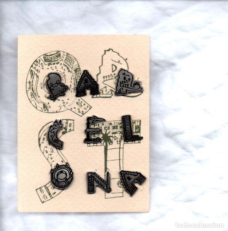 Collection Magazines and Newspapers: V49172: 9 Pins de Barcelona dise&ntilde;o Mariscal - NULL