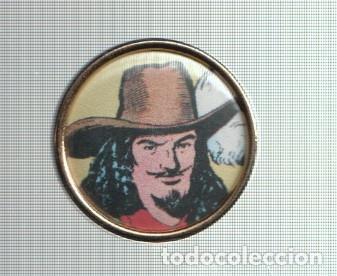 Colecionismo de Revistas e Jornais: Pins: serie El Espadachin Enmascarado: Conde Gartier - Varios
