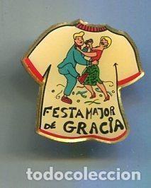 Collection Magazines and Newspapers: Pins metal: Festa mayor de Gracia /Barcelona - Varios