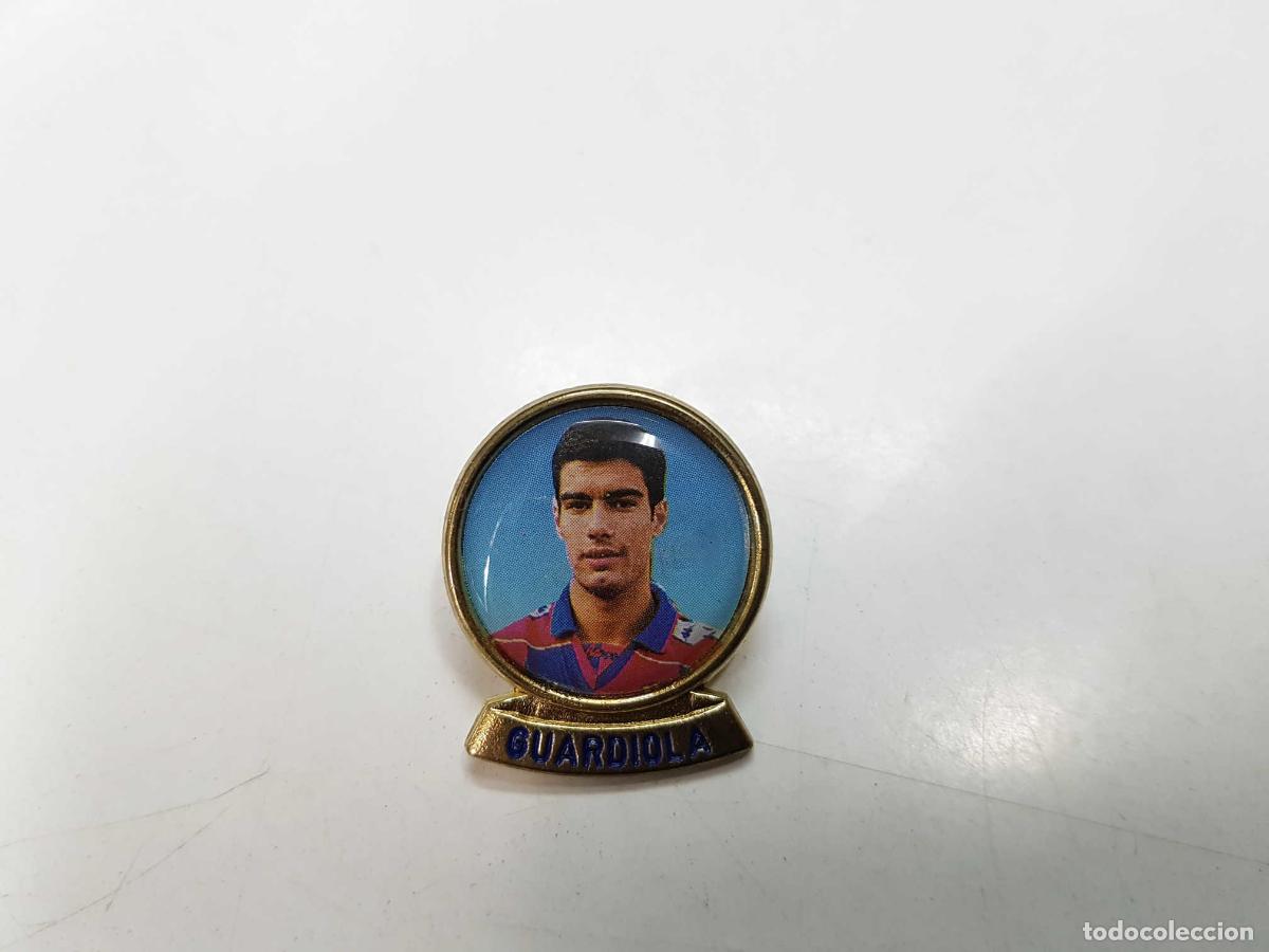 Collezionismo di Riviste e Giornali: Pin de Guardiola, Coleccion los Pins del Dream Team del diario Sport