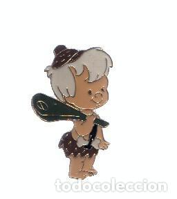 Colecionismo de Revistas e Jornais: PINS: LOS PICAPIEDRA / The Flinstones : BAM-BAM - Bamm-Bamm Rubble (pelo color blanco) - Varios