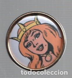 Collectionnisme de Revues et Journaux: Pins: serie El Jabato, serie las mujeres: Klinga - Varios