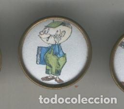 Colecionismo de Revistas e Jornais: Pins: serie Nene Estivill: Agamenon: Cabezon - Varios