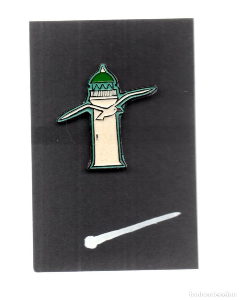 Collectionnisme de Revues et Journaux: V49169: Pin metalico de un faro con una gaviota - NULL