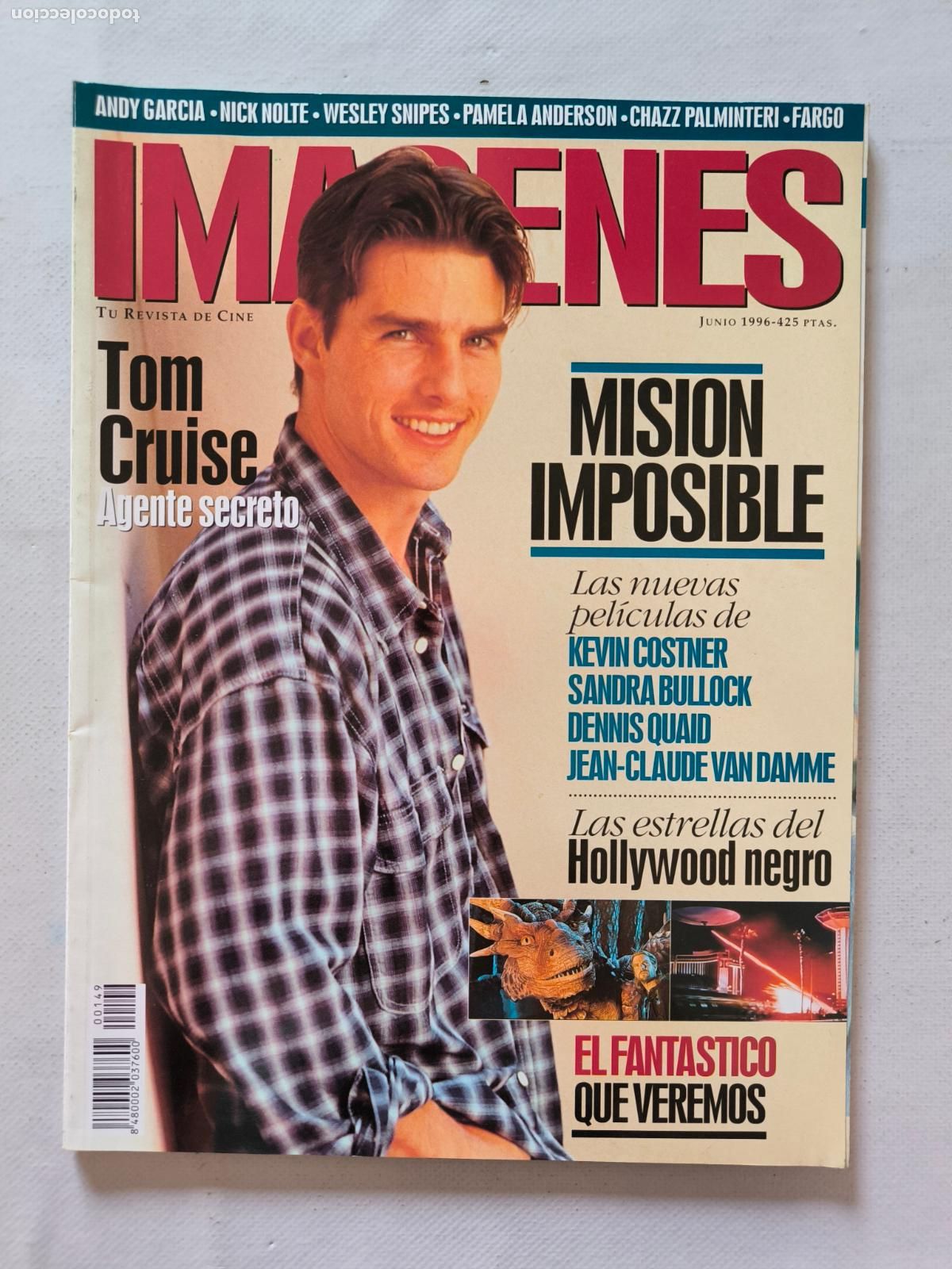 Coleccionismo de Revistas y Peri&oacute;dicos: IMAGENES DE ACTUALIDAD N&ordm; 149 - JUNIO 1996 - TU REVISTA DE CINE - TOM CRUISE (368)