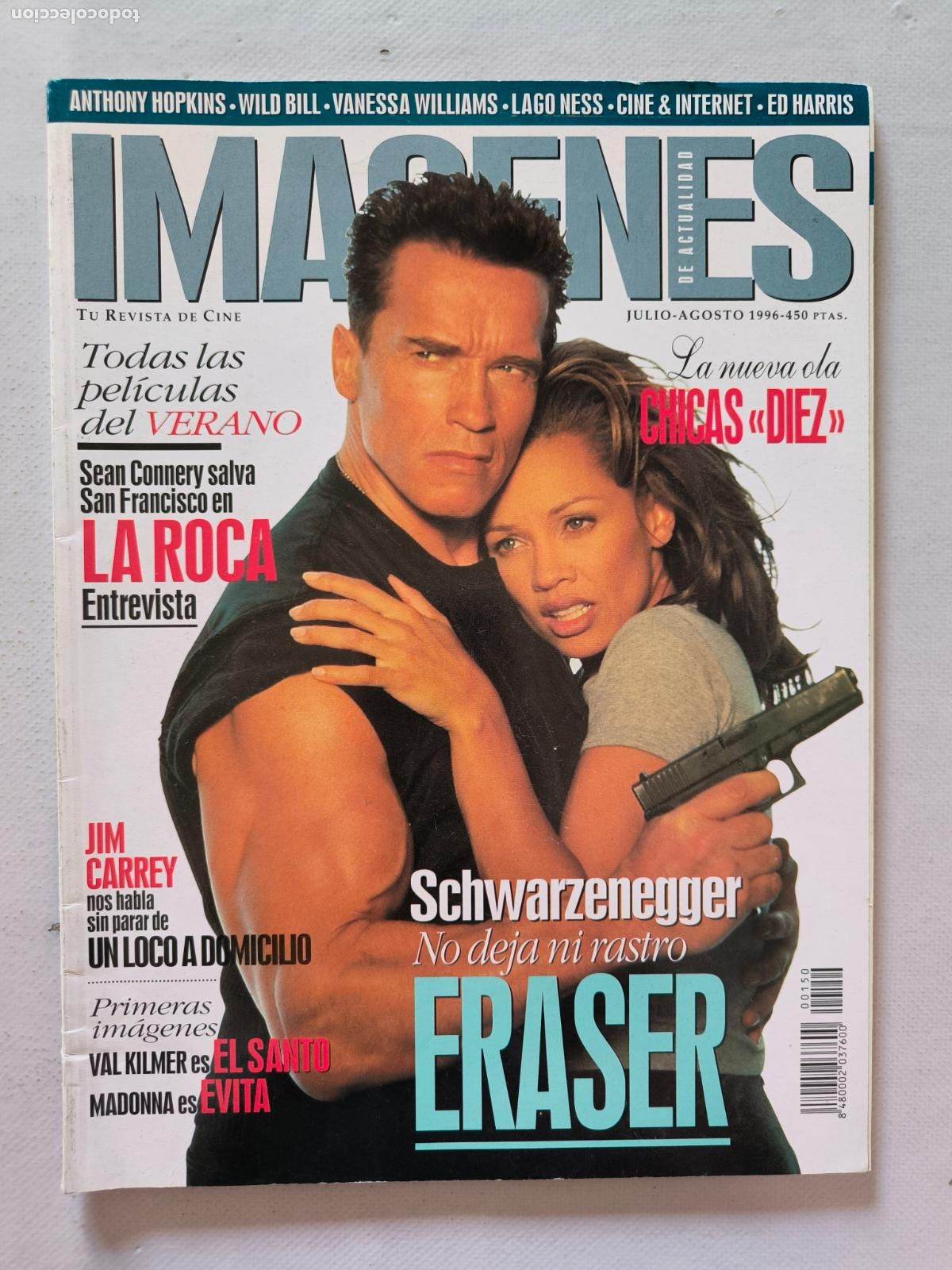 Coleccionismo de Revistas y Peri&oacute;dicos: IMAGENES DE ACTUALIDAD N&ordm; 150 - JULIO AGOSTO 1996 - TU REVISTA DE CINE - ARNOLD SCHWARZENEGGER (368)