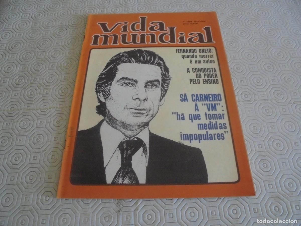 Collection Magazines and Newspapers: S&aacute; Carneiro &rdquo;Vida Mundial&rdquo; Revista Portuguesa de 1976