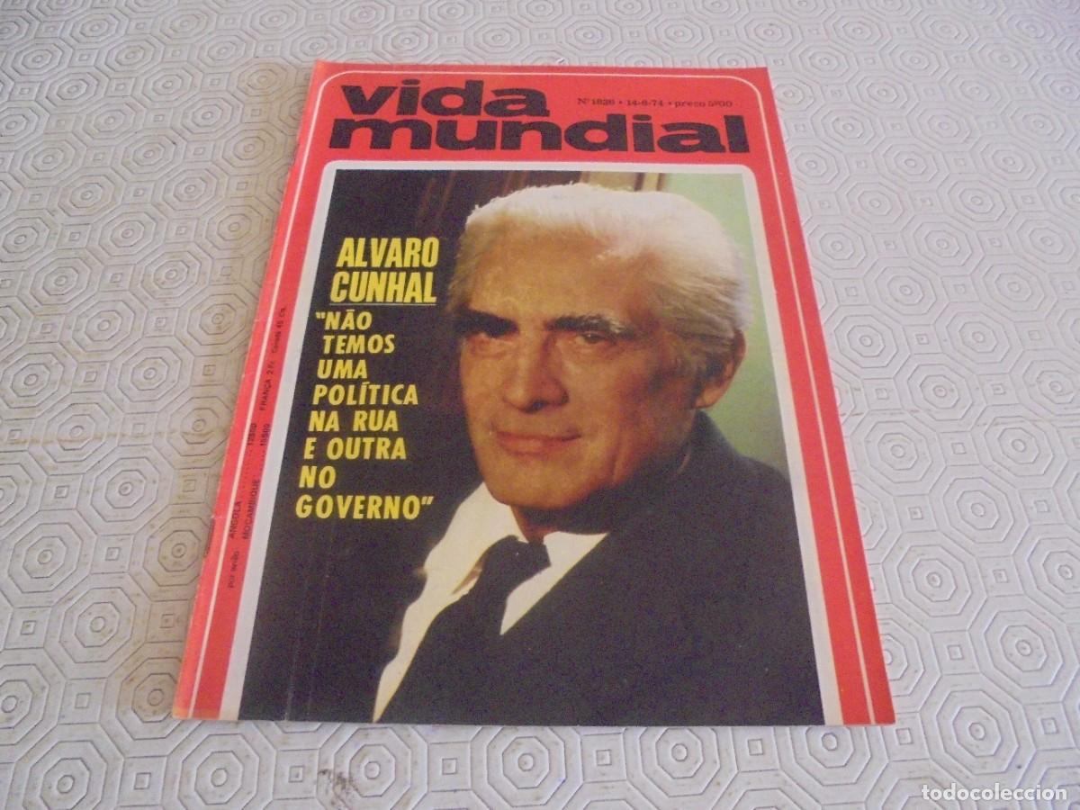 Collection Magazines and Newspapers: &Aacute;lvaro Cunhal &rdquo;Vida Mundial&rdquo; Revista Portuguesa de 1974