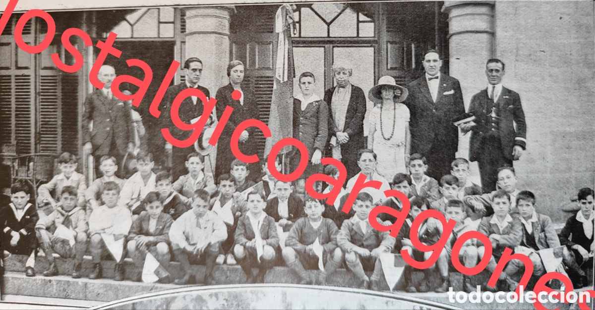 Coleccionismo de Revistas y Peri&oacute;dicos: San Sebasti&aacute;n Reina ni&ntilde;os escuela Iturribide foto revista princ siglo XX 192B