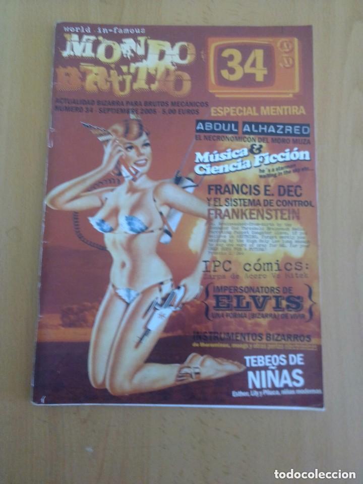 Coleccionismo de Revistas y Peri&oacute;dicos: MONDO BRUTTO N&ordm; 34 - FANZINE