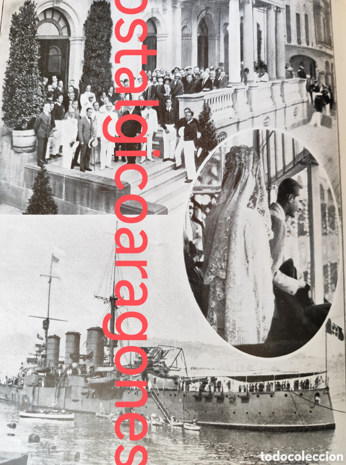 Coleccionismo de Revistas y Peri&oacute;dicos: Barcelona llegada buques escuelas italianos foto revista princ siglo XX 192B