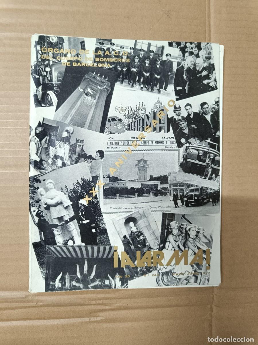 Coleccionismo de Revistas y Peri&oacute;dicos: ANTIGUA REVISTA ALARMA, 30 ANIVERSARIO, ORGANO CUERPO DE BOMBEROS DE BARCELONA, 1977 -P22