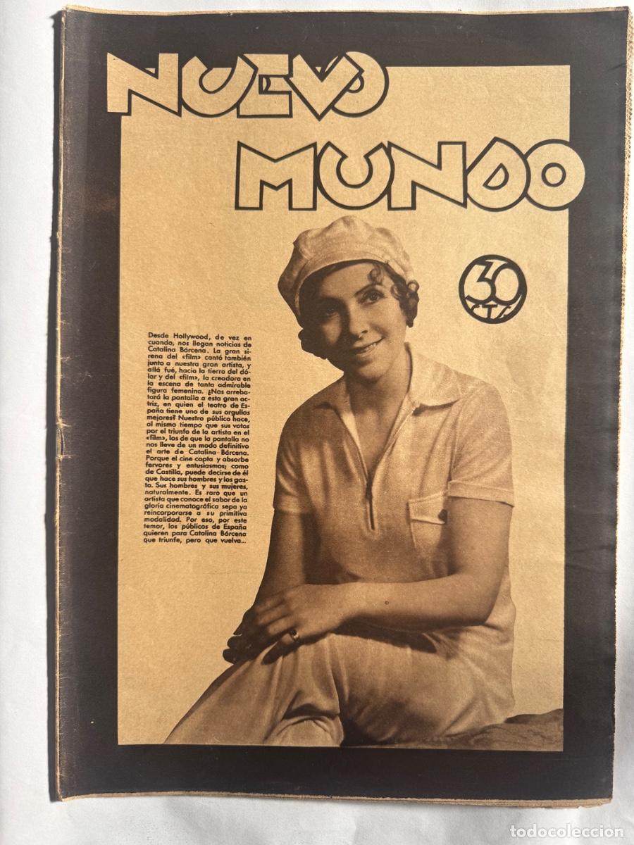 Colecionismo de Revistas e Jornais: Revista Nuevo Mundo, A&ntilde;o 1931, Jose Nakens, Argentina, Huelva