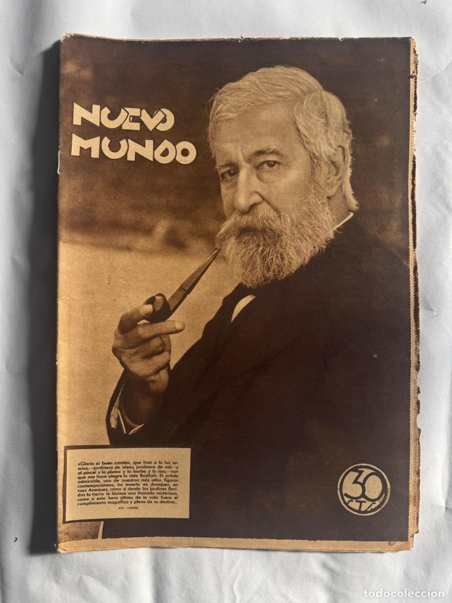 Collectionnisme de Revues et Journaux: Revista Nuevo Mundo, A&ntilde;o 1931, Santiago Rusi&ntilde;ol, Navarra, Andalucia