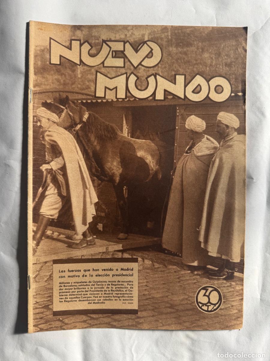 Coleccionismo de Revistas y Peri&oacute;dicos: Revista Nuevo Mundo, A&ntilde;o 1931, Argentina, Rosita Moreno, Seleccion Espa&ntilde;ola