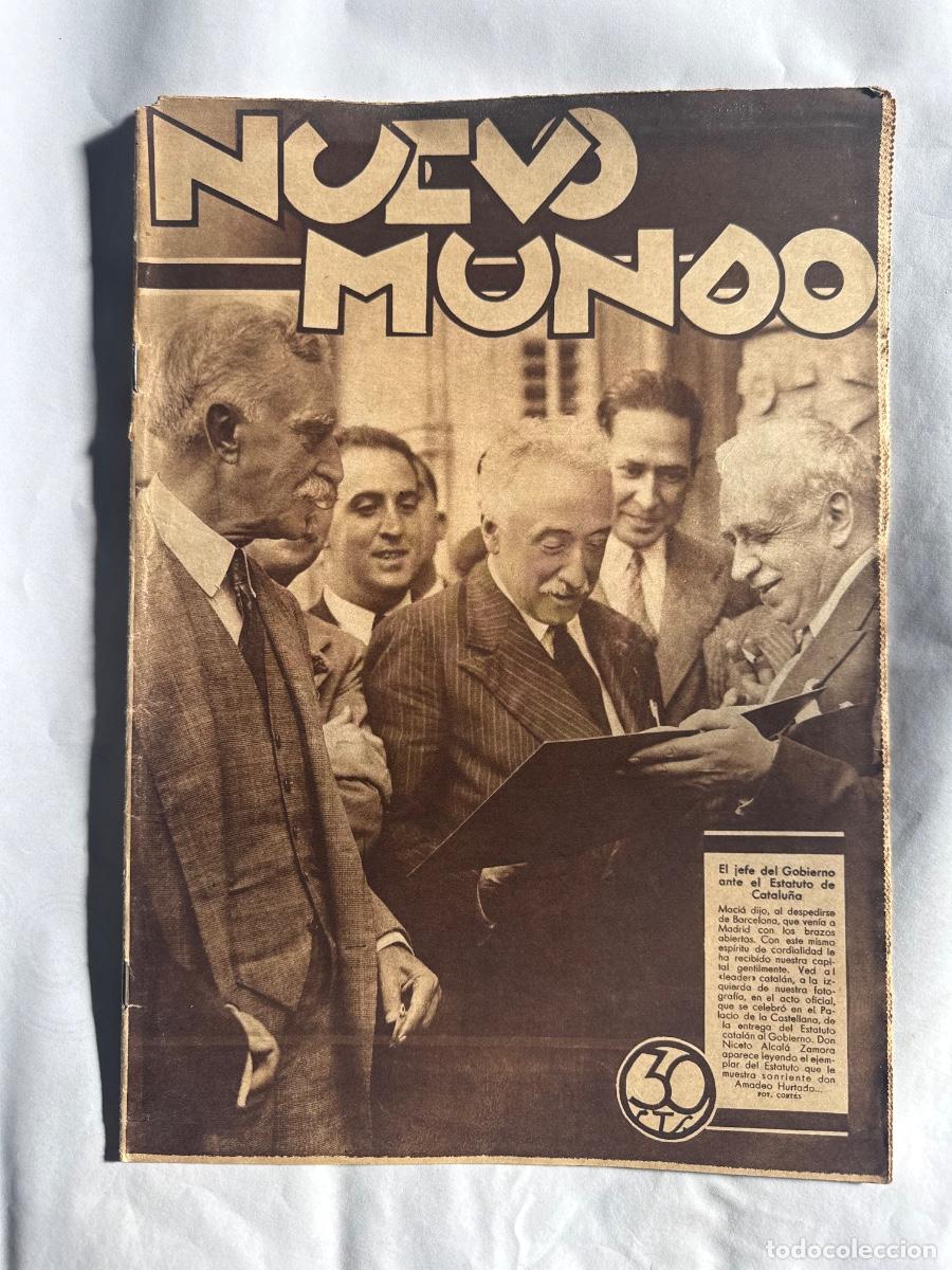Coleccionismo de Revistas y Peri&oacute;dicos: Revista Nuevo Mundo, A&ntilde;o 1931, Francisco Vega, Angel Herrera, Madrid