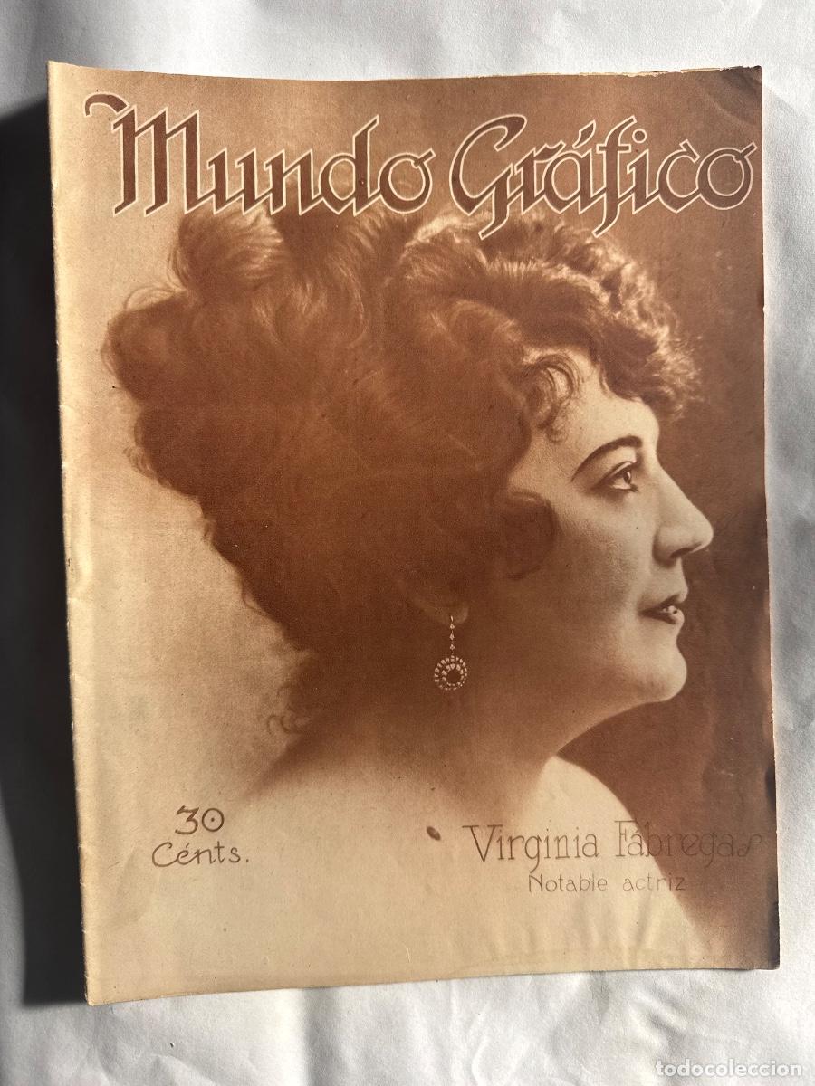 Coleccionismo de Revistas y Peri&oacute;dicos: Revista Mundo Grafico, A&ntilde;o 1921, Africa, Teatro, Madrid