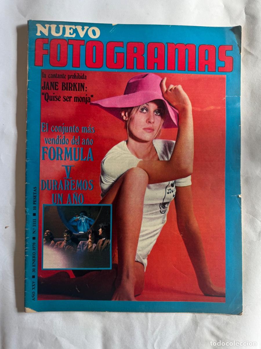 Collectionnisme de Revues et Journaux: Revista Fotogramas, A&ntilde;o 1970, Jane Birkin, Alfredo Sanchez, Laura Valenzuela