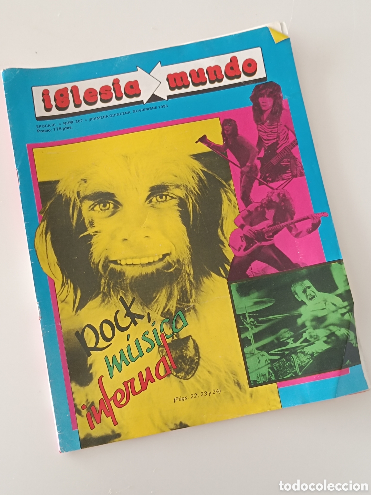 Sammeln von Zeitschriften und Zeitungen: Revista Iglesia Mundo n&deg;307 a&ntilde;o 1985