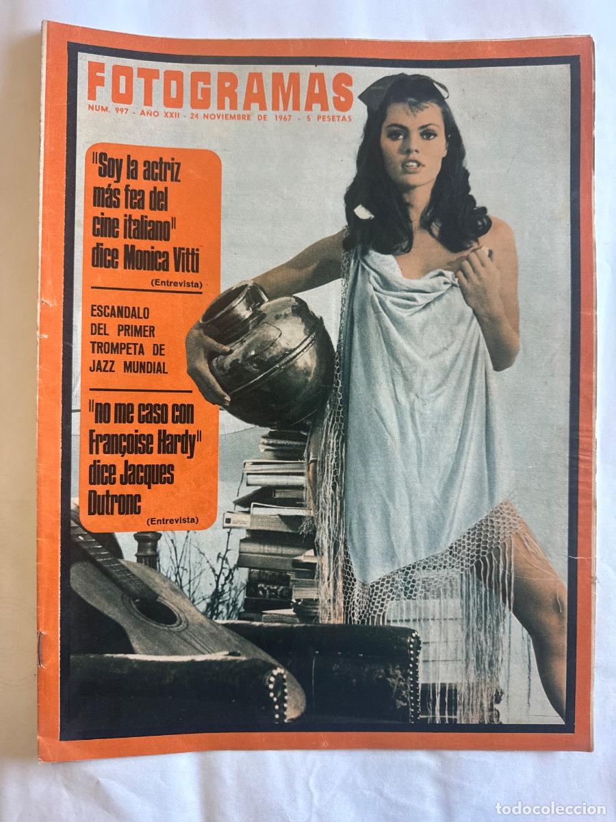 Collection Magazines and Newspapers: Revista Fotogramas, A&ntilde;o 1967, Monica Vitti, Fran&ccedil;oise Hardy, Jacques Dutronc