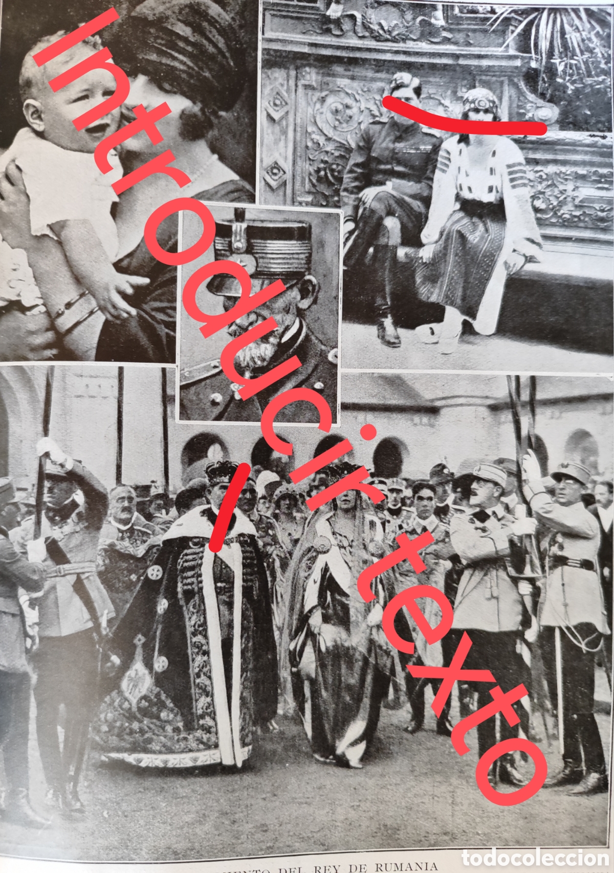 Coleccionismo de Revistas y Peri&oacute;dicos: fallecimiento Rey Rumania foto revista princ siglo XX 192B